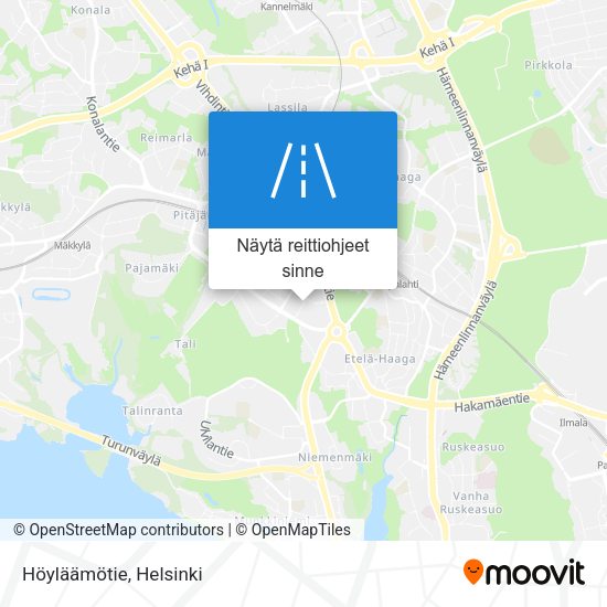 Höyläämötie kartta