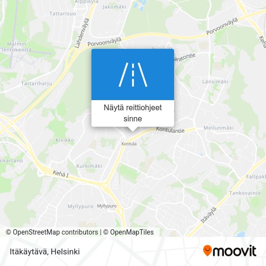 Itäkäytävä kartta