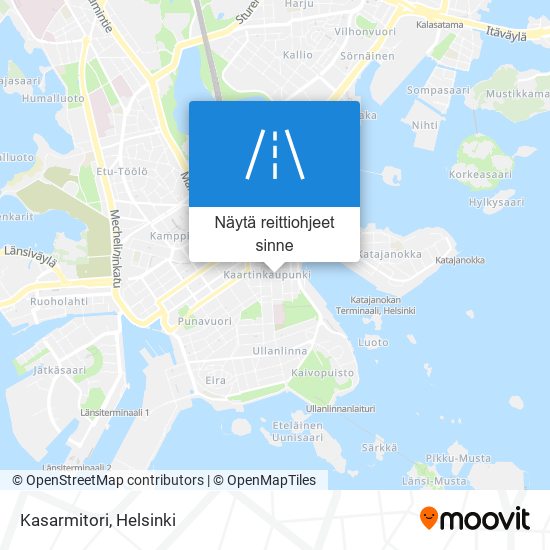 Kuinka päästä kohteeseen Kasarmitori paikassa Helsinki kulkuvälineellä  Bussi, Juna, Metro tai Raitiovaunu?