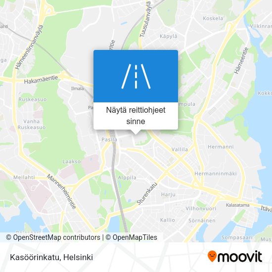 Kasöörinkatu kartta