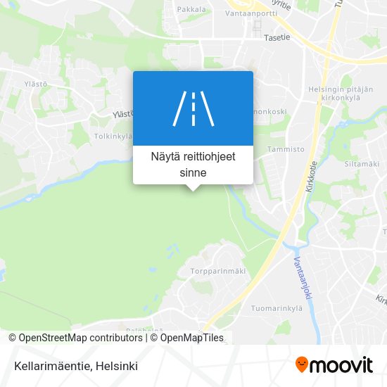 Kellarimäentie kartta