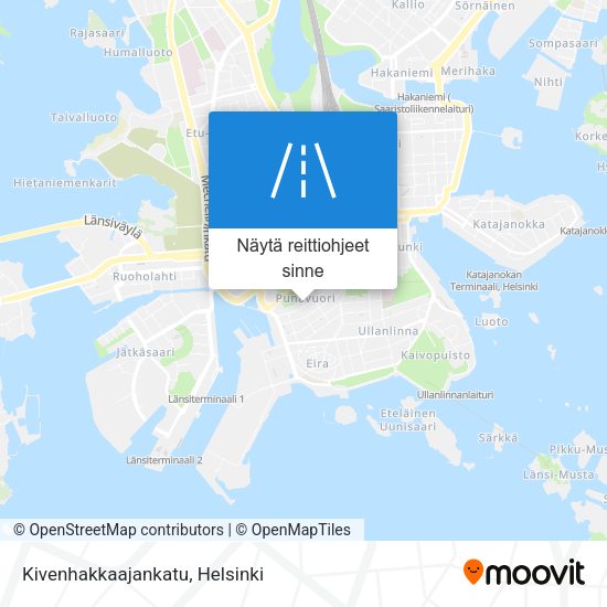 Kivenhakkaajankatu kartta