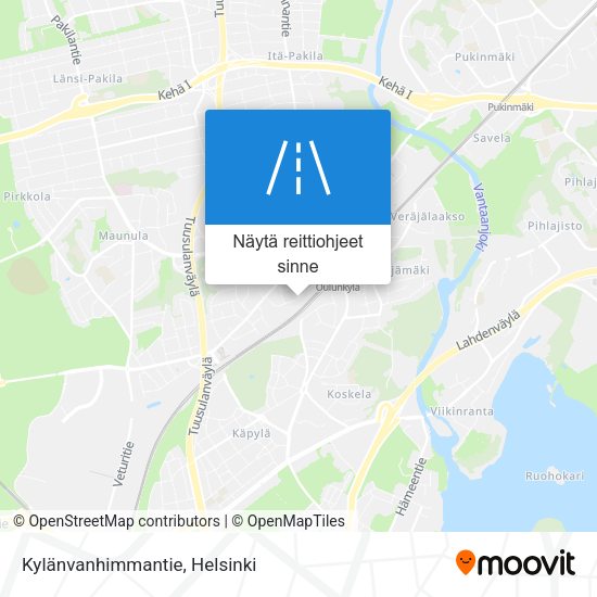 Kylänvanhimmantie kartta