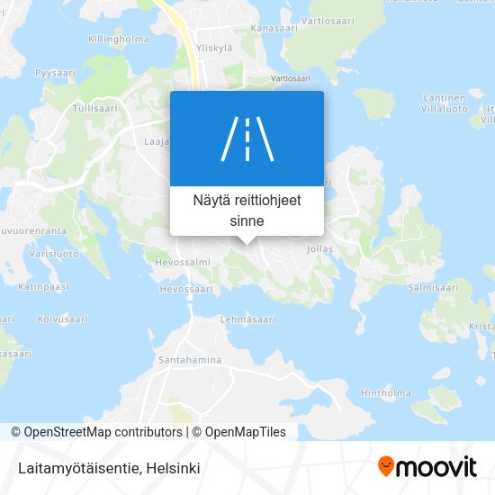 Laitamyötäisentie kartta