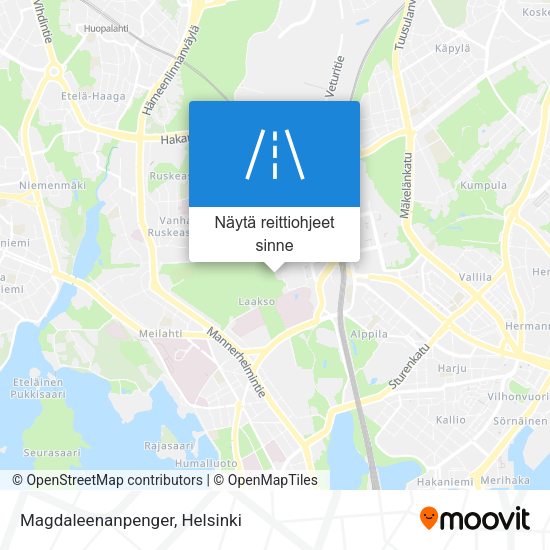 Magdaleenanpenger kartta