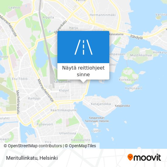 Kuinka päästä kohteeseen Meritullinkatu paikassa Helsinki kulkuvälineellä  Bussi, Juna, Raitiovaunu tai Metro?