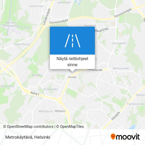 Metrokäytävä kartta
