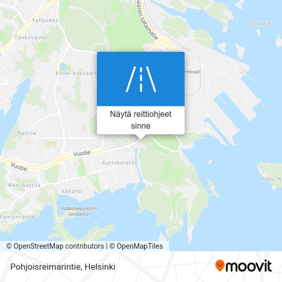 Pohjoisreimarintie kartta