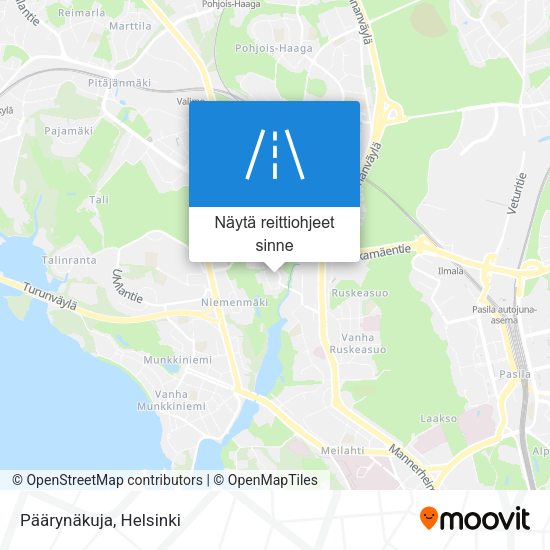 Päärynäkuja kartta