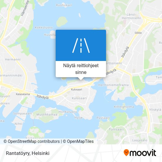 Rantatöyry kartta