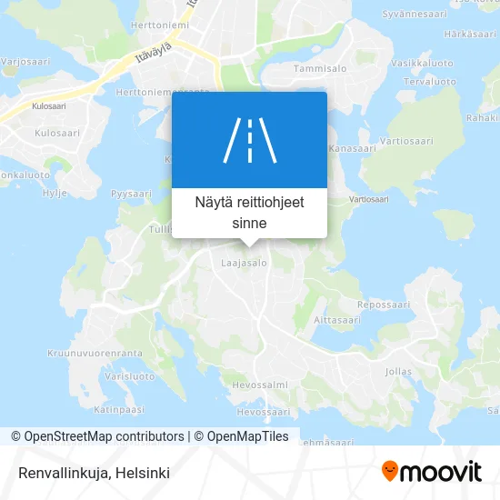Renvallinkuja kartta