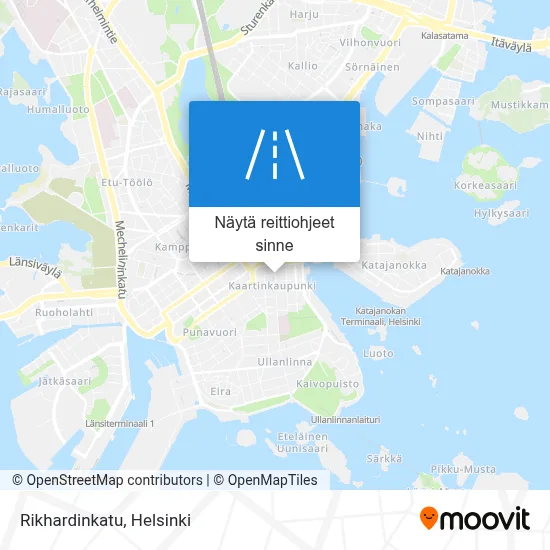 Rikhardinkatu kartta