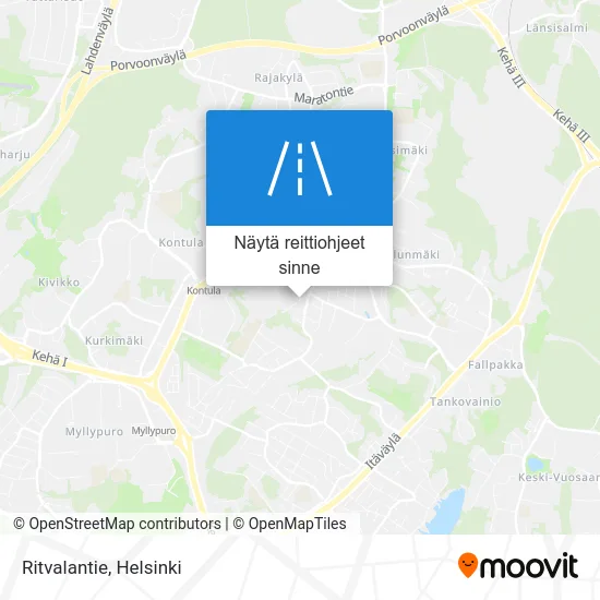 Ritvalantie kartta