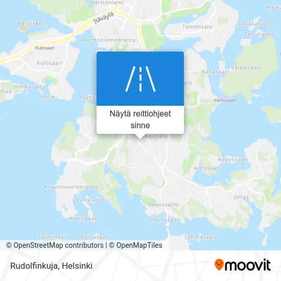 Rudolfinkuja kartta