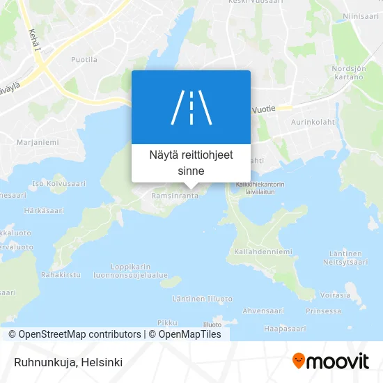 Ruhnunkuja kartta