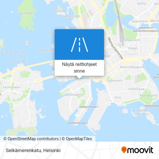 Selkämerenkatu kartta