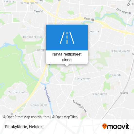 Siltakyläntie kartta