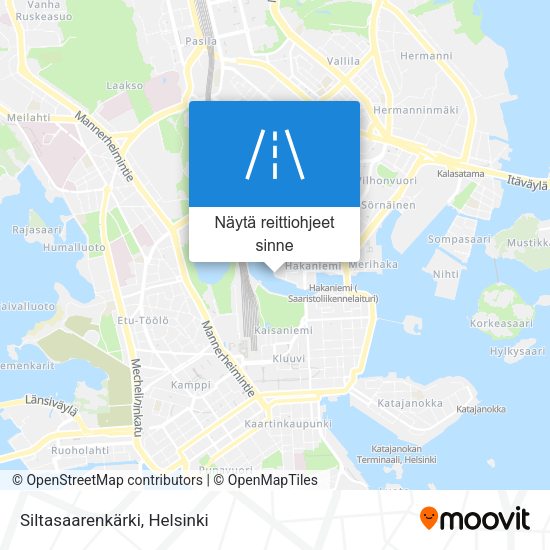 Siltasaarenkärki kartta