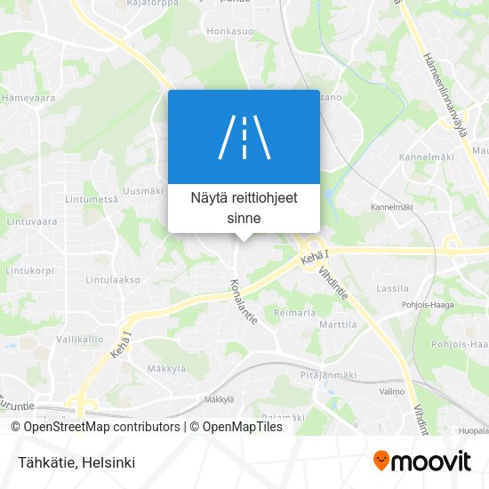 Tähkätie kartta