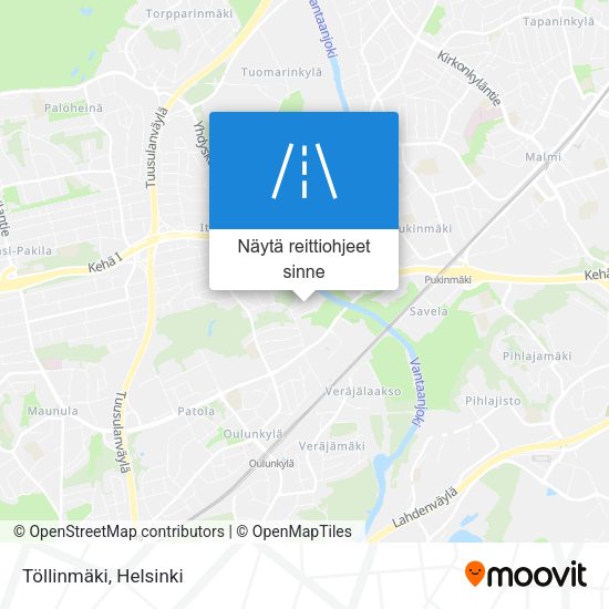 Töllinmäki kartta