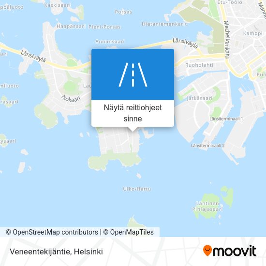 Veneentekijäntie kartta