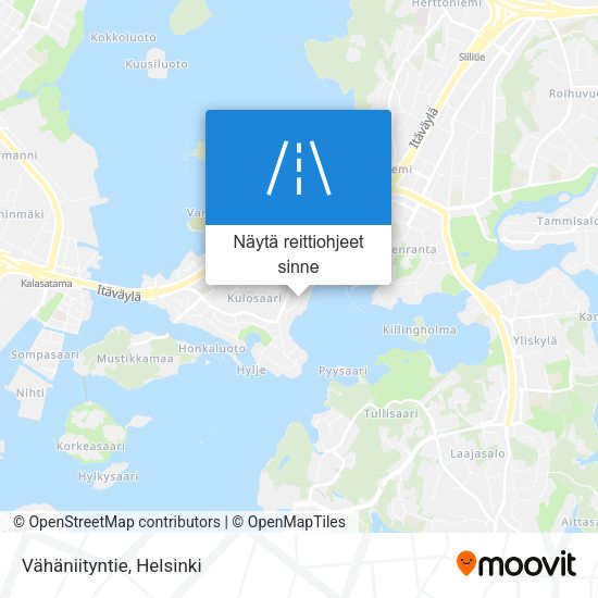 Vähäniityntie kartta