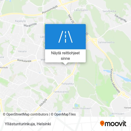 Yllästunturinkuja kartta