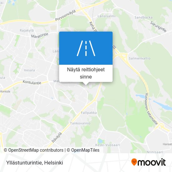 Yllästunturintie kartta