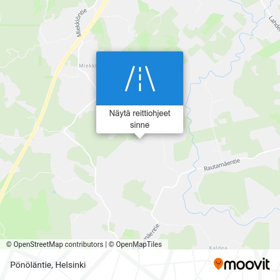 Pönöläntie kartta