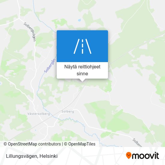 Lillungsvägen kartta