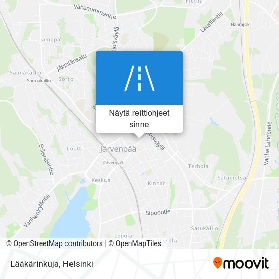 Lääkärinkuja kartta