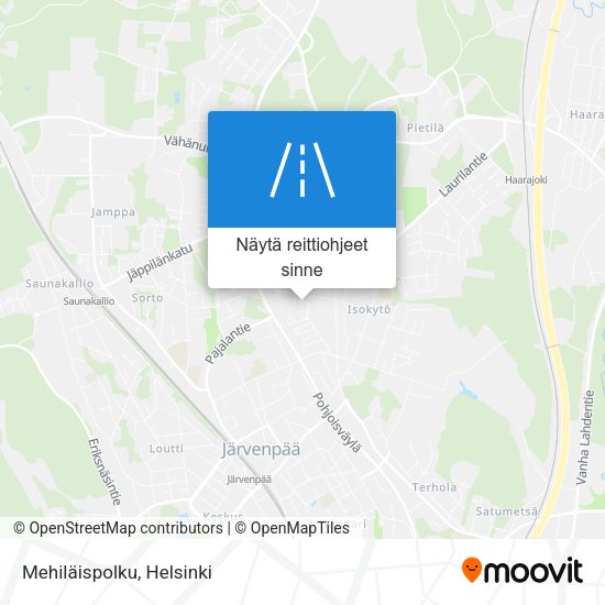 Mehiläispolku kartta