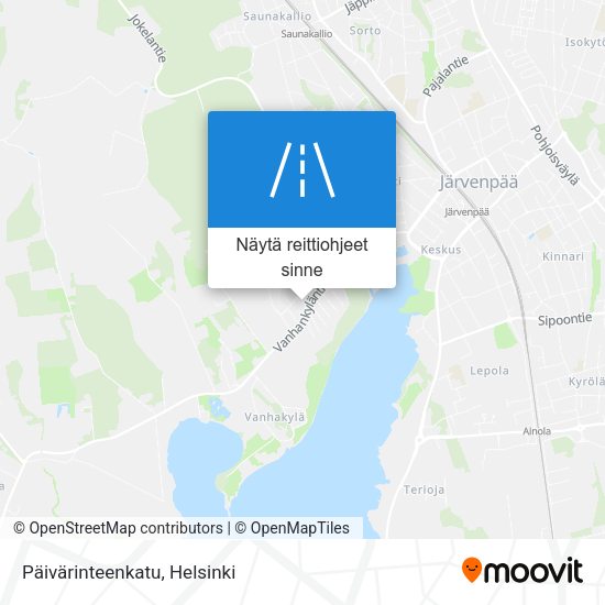 Päivärinteenkatu kartta