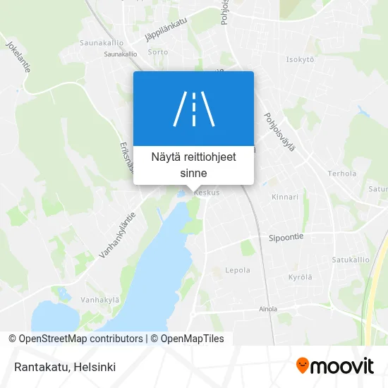 Rantakatu kartta