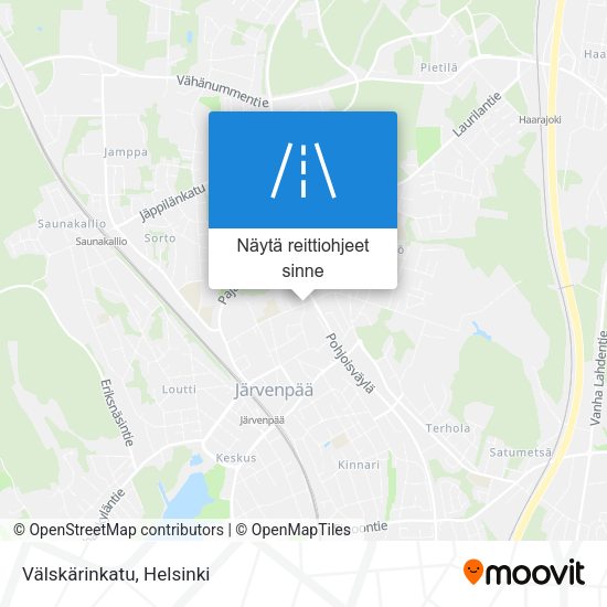 Välskärinkatu kartta