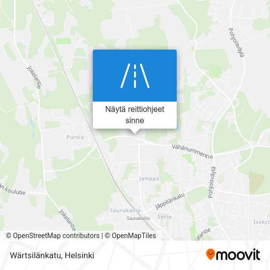 Wärtsilänkatu kartta
