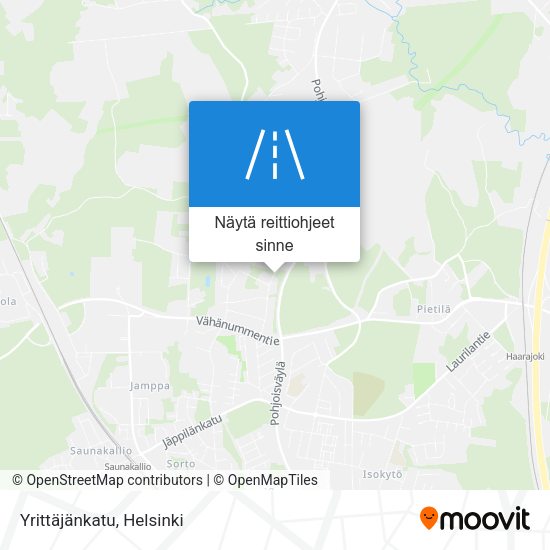 Yrittäjänkatu kartta