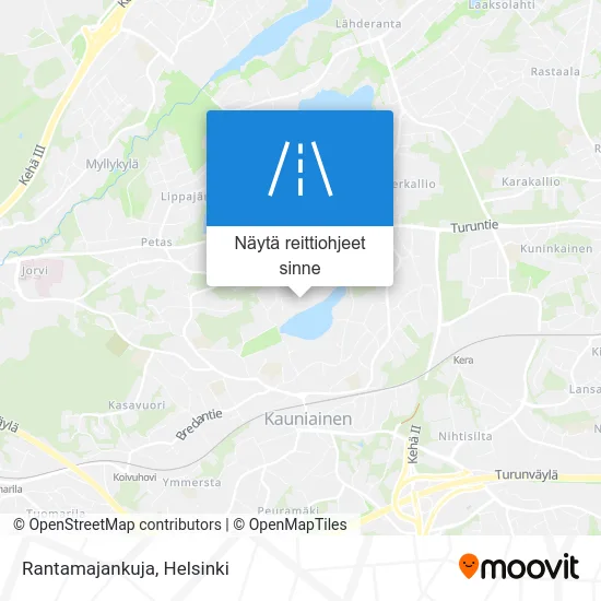 Rantamajankuja kartta