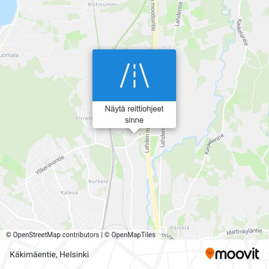 Käkimäentie kartta