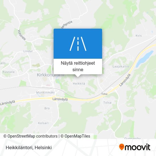 Heikkiläntori kartta