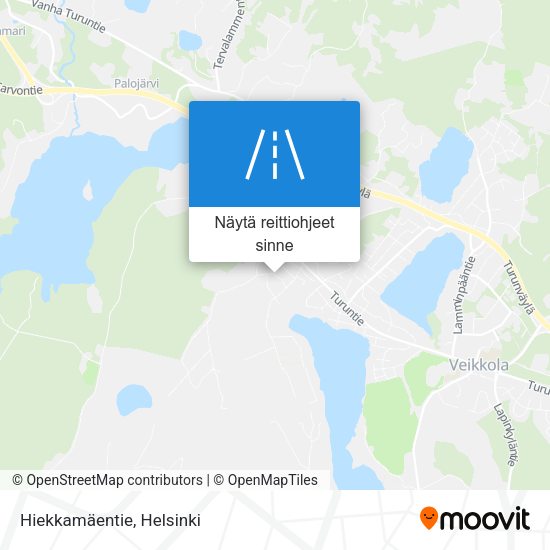 Hiekkamäentie kartta