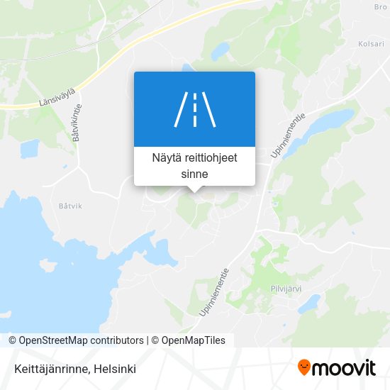 Keittäjänrinne kartta
