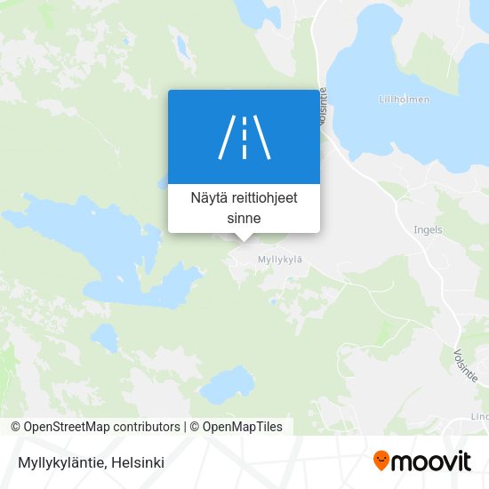 Myllykyläntie kartta