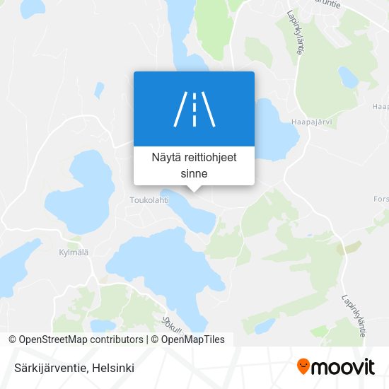 Särkijärventie kartta