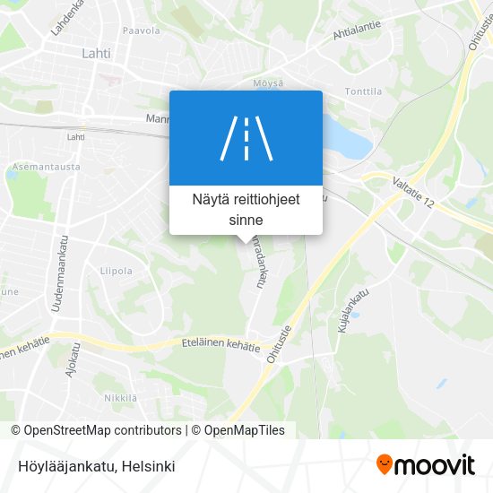 Höylääjankatu kartta