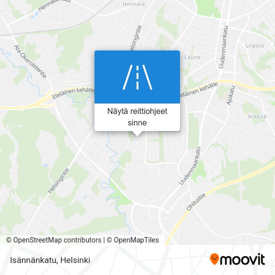 Isännänkatu kartta