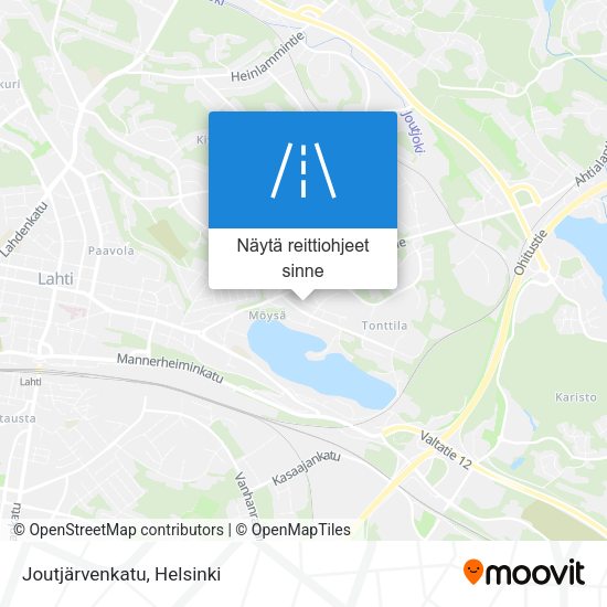 Joutjärvenkatu kartta