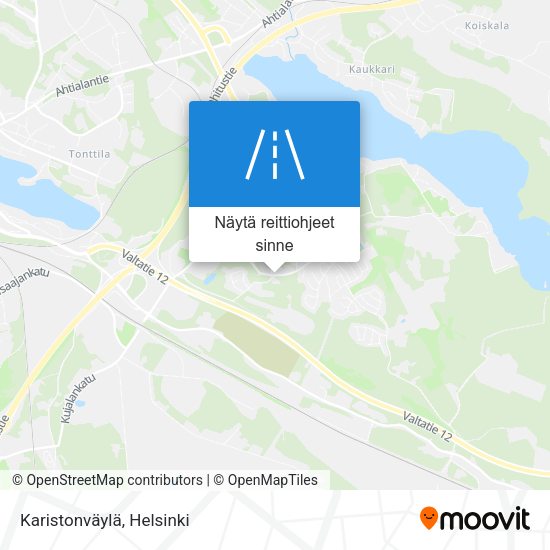 Karistonväylä kartta