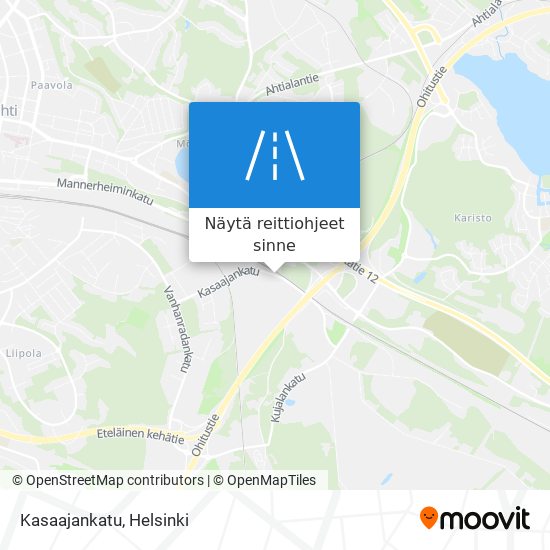 Kasaajankatu kartta