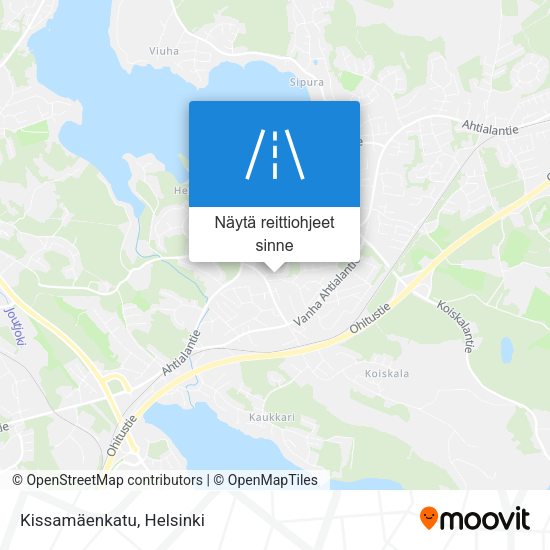 Kissamäenkatu kartta